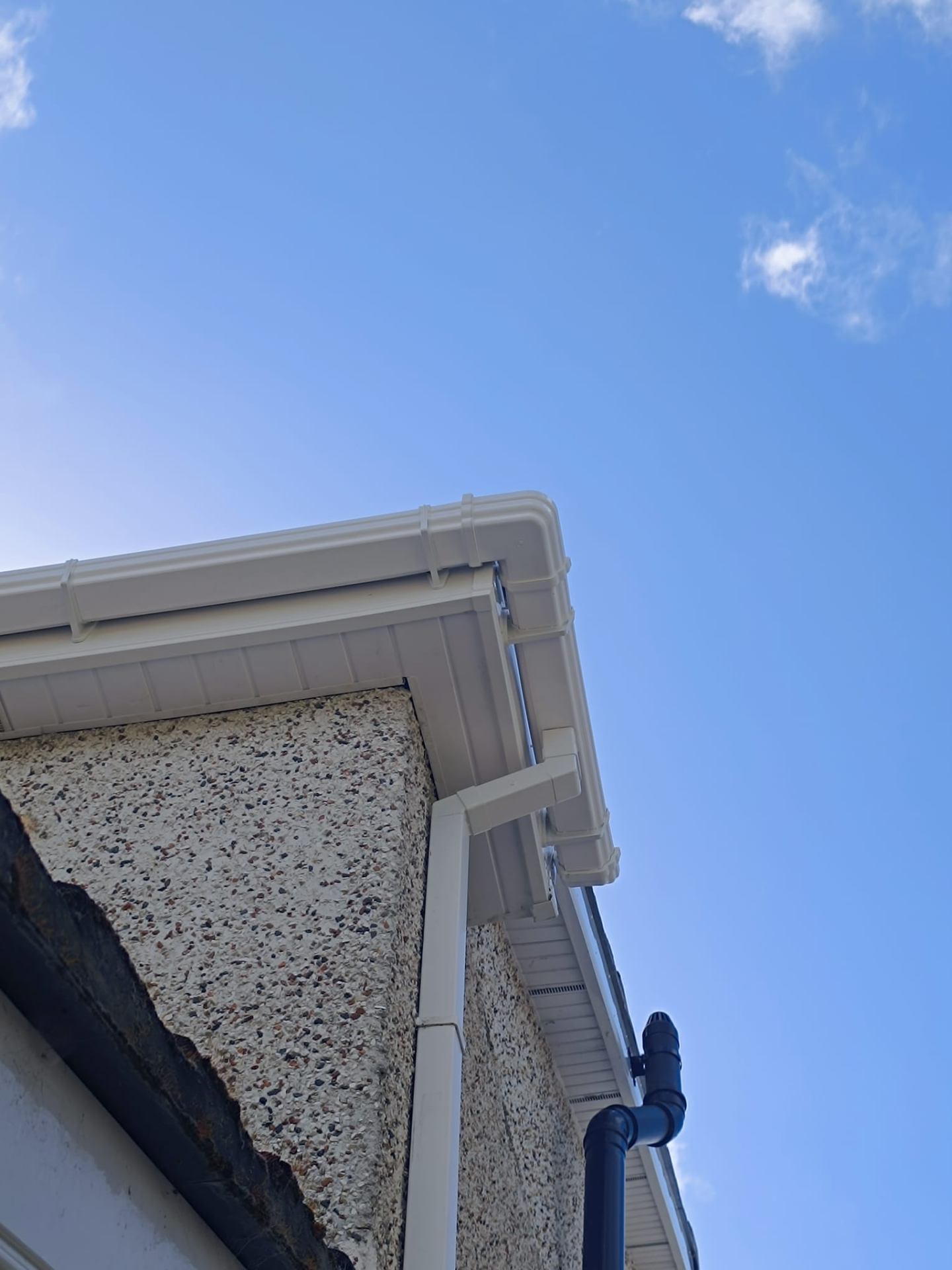New fascias & soffits, before